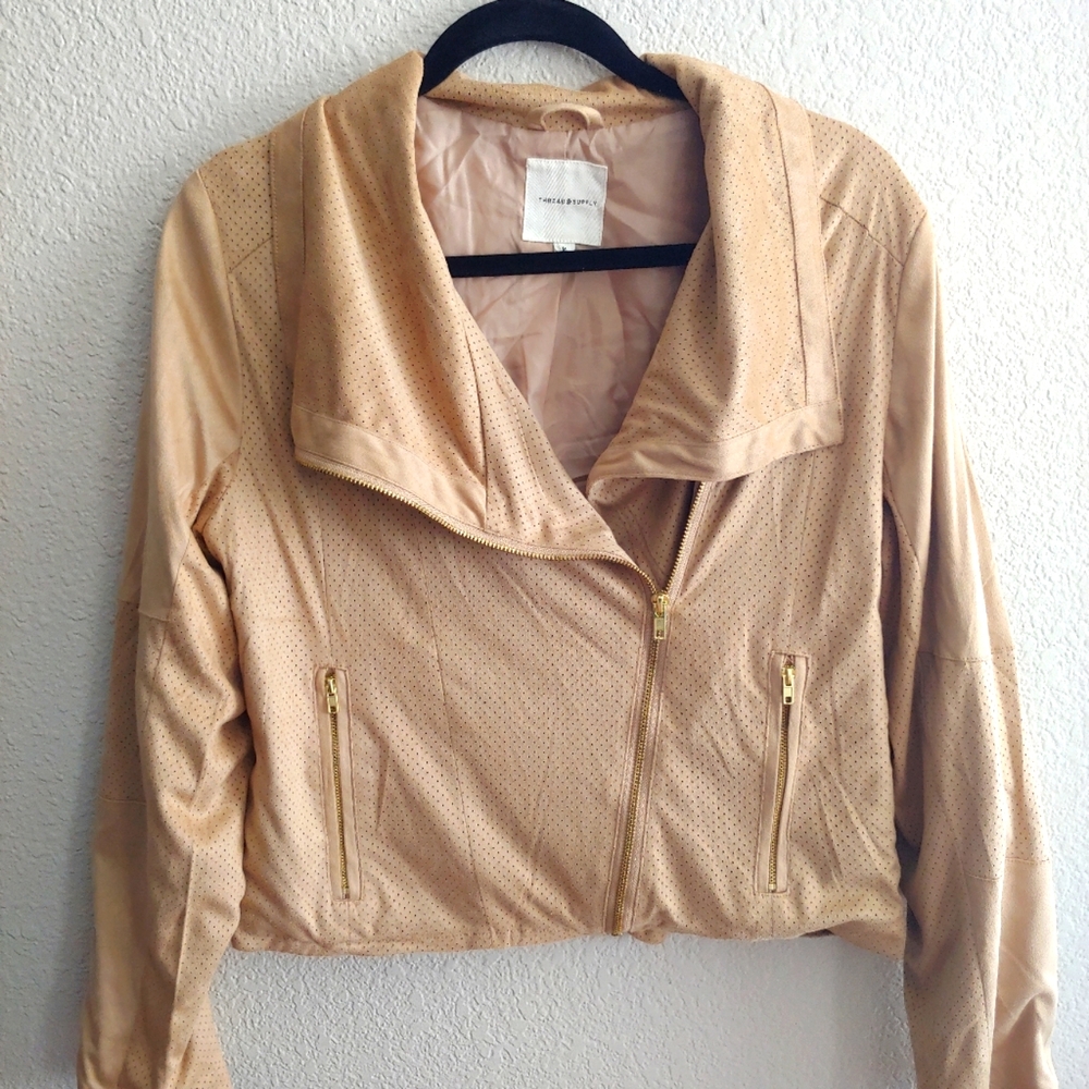 Tan Suede Women's Jacket